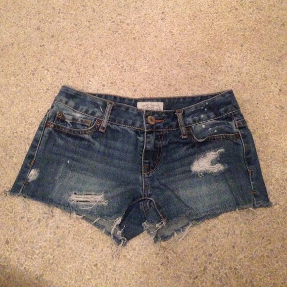 Denim shorts
