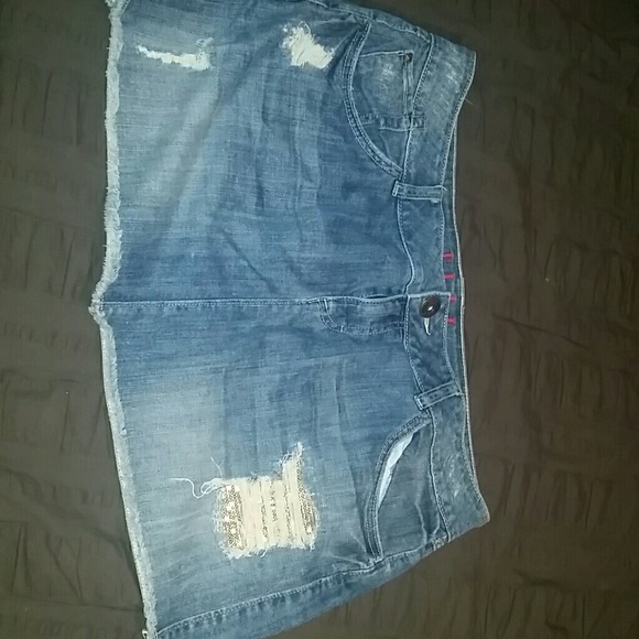 Elle Jean skirt & swimsuit