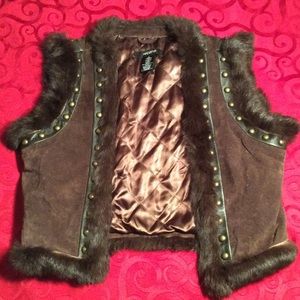 Barbarian Style Suede Vest