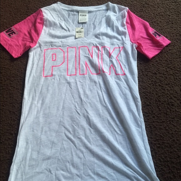 Sold mercari!!!!!Pink Victoria's Secret shirt