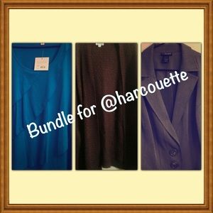 Bundle for @harcouette. Three items
