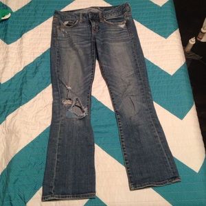American Eagle stretch capris!