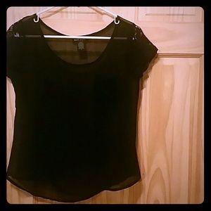 ❌SOLD❌ Wet seal Black top