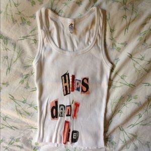 Hips Don't Lie vintage crop tank top