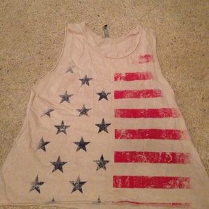 American Flag Tank Top