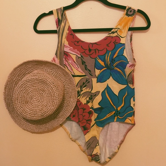 Vintage Floral Leotard