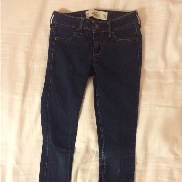 hollister super skinny jeans dark wash 00