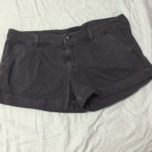 American eagle grey midi shorts