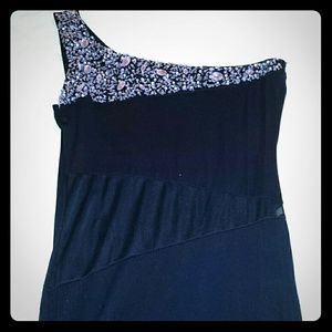Off the shoulder glitter dress
