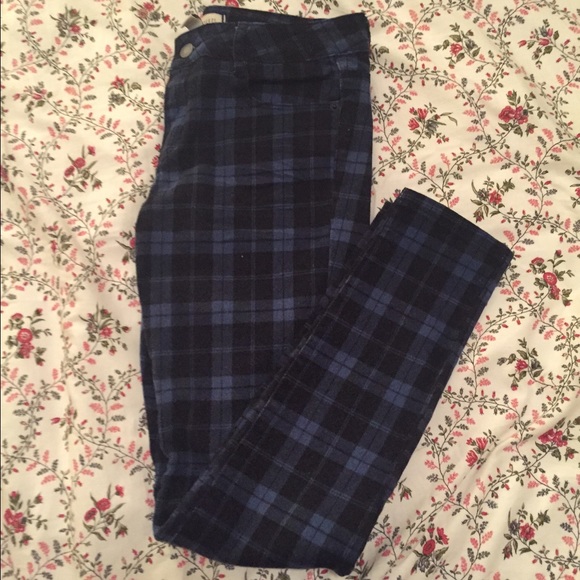 Forever 21 Plaid Jeans, Size 26
