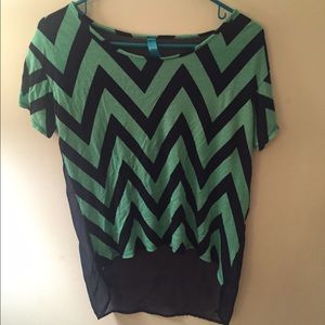 Francesca's Chevron Shirt