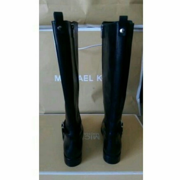 WOMENS MICHAEL KORS ARLEY LEATHER BOOTS 6M