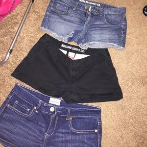 3 pair of shorts size 7