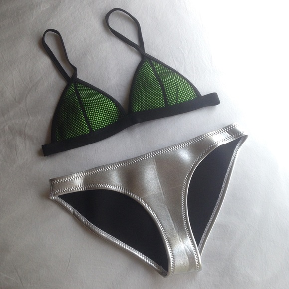 Mesh Metallic Bikini