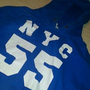 blue nyc hoodie