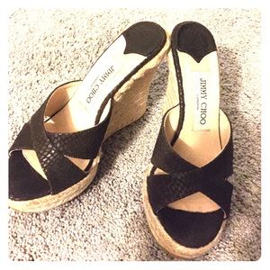 Jimmy Choo Slip on Wedges