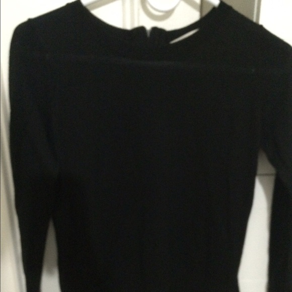 Loft sweater with zipper behind