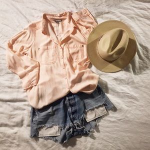 Rubbish Peach Light Weight Buttondown