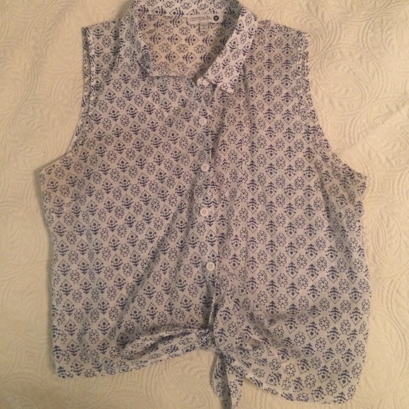 Collared Tank Top