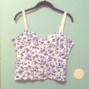 Floral crop top