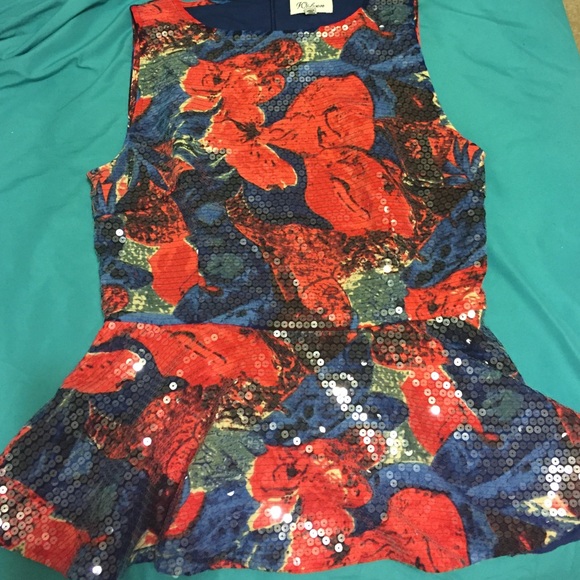 Anthropologie peplum top