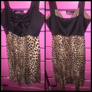 Cheetah print dress