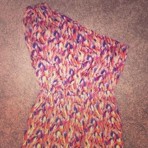 BCBGeneration one shoulder cocktail dress