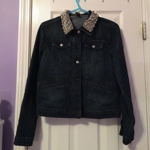 Beaded Denim Jacket