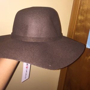 Brown beach hat