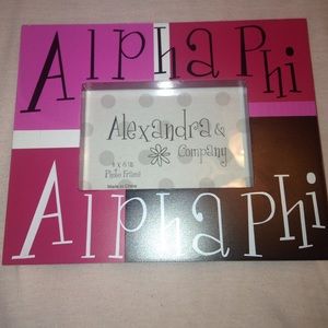 Alpha Phi photo frame! NWOT