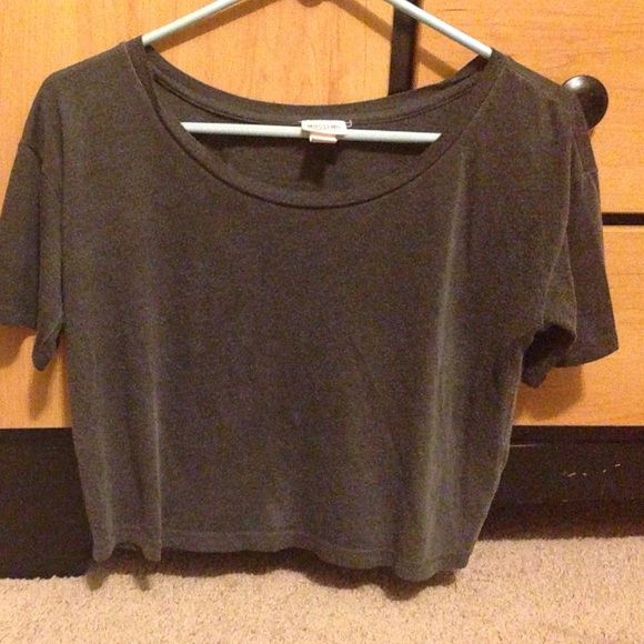 Dark gray crop top - Picture 1 of 1