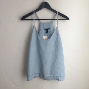 Forever 21 Chambray Tank Top
