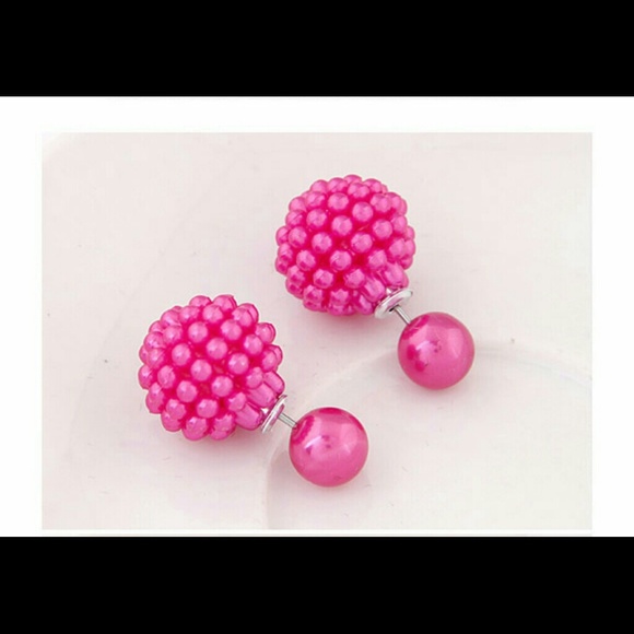 Rose Ball Studs - Picture 1 of 1
