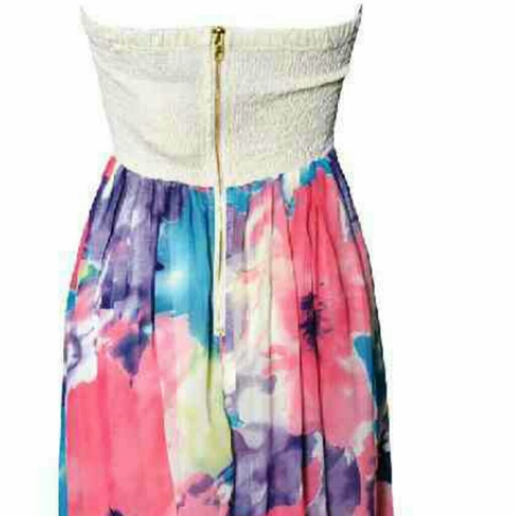 SOLD!!!!!!  Long Sequin Dress STRAPLESS - Picture 2 of 3