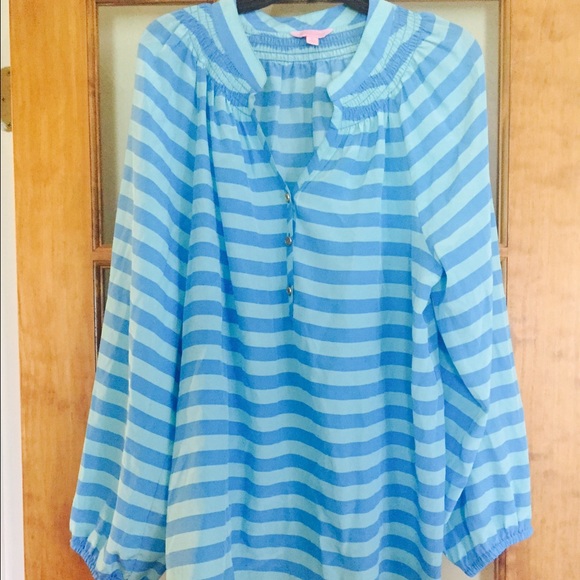 RESERVED EUC Striped Lilly Pulitzer Elsa Sz XL