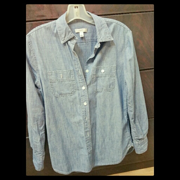 J.Crew chambray pocket shirt