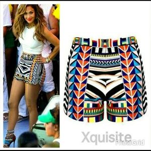 Aztec Inspired Shorts