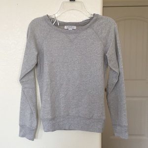 Sheer grey swearshirt
