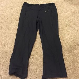 Nike black capris