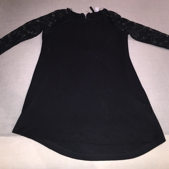 Black Long sleeve mini dress