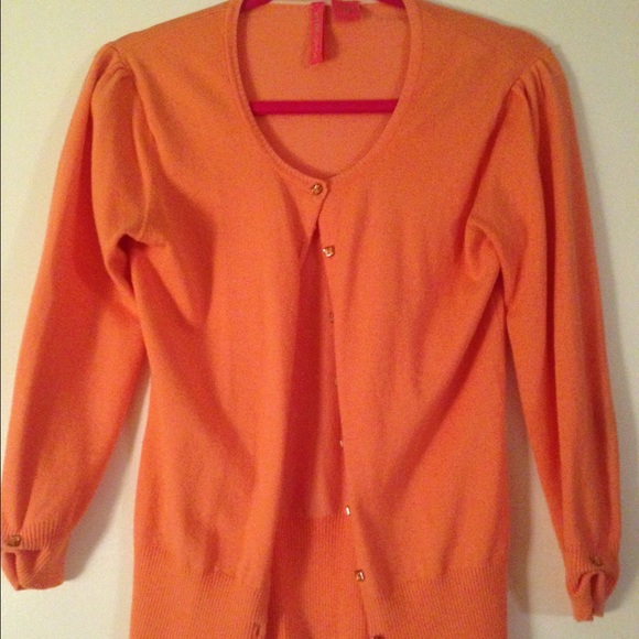 Super soft melon color summer cardigan - Picture 1 of 4