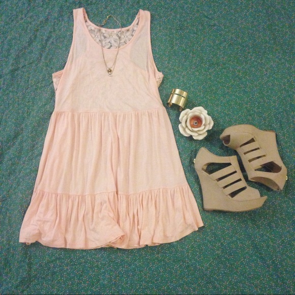 🔅TRADED🔅Pale Pink Babydoll Dress | Styles4less