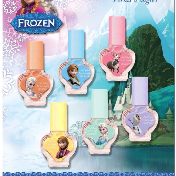 New frozen 6 pcs nail polish set