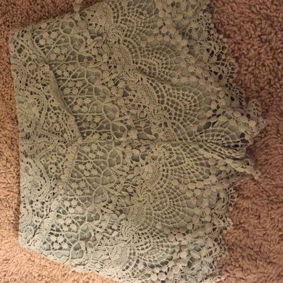 Lace shorts!