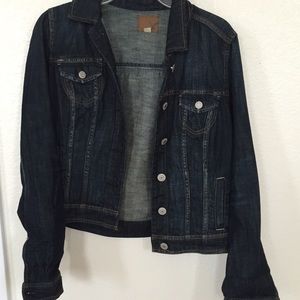 Dark wash denim jacket