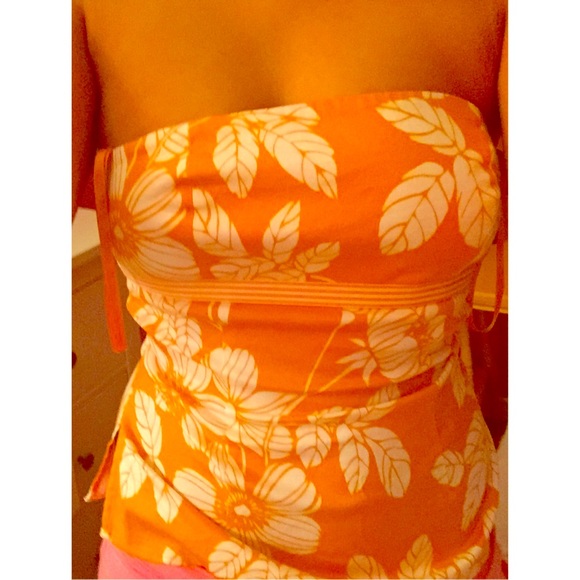 Strapless summer top