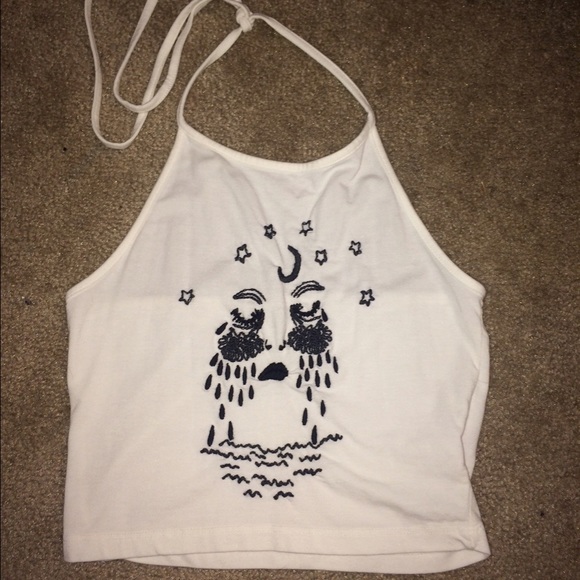 White Pacsun halter