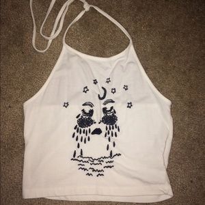 White Pacsun halter