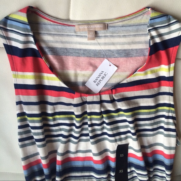 NWT Colorful Banana Republic top - Picture 4 of 4