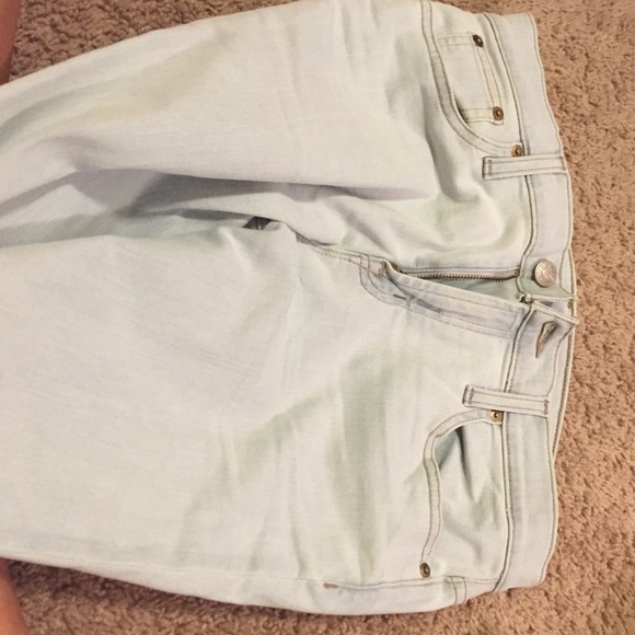 J. Crew Light Wash Stretchy toothpick jeans